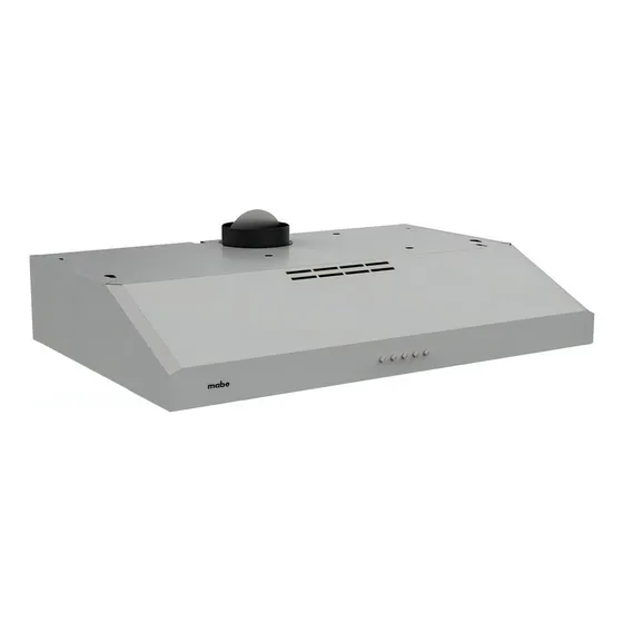 Campana De Cocina Extractora Mabe CMPU761GX0 76cm De Pared Filtros Electrica 127V Luz Empotrable