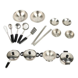 A A Juego De Ollas Y Sartenes De Cocina De Acero Inoxidable A A Juego De Ollas Y Sartenes De Cocina De Acero Inoxidable