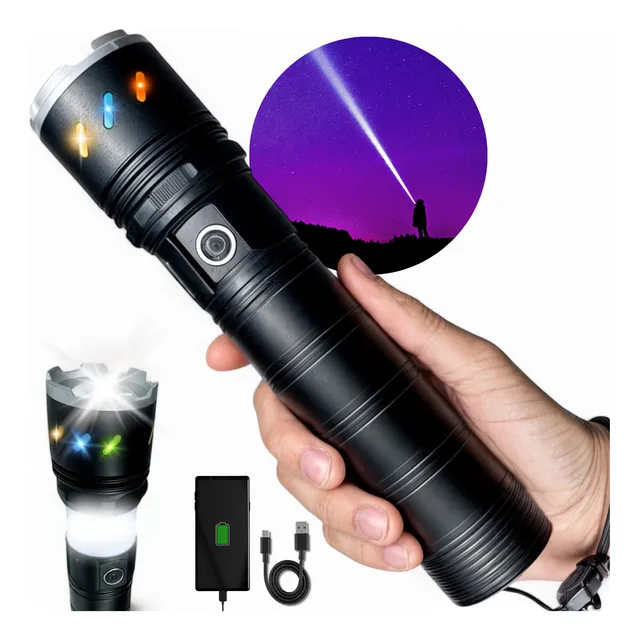 Lanterna Interestelar Espacial Led Andrômeda Recarregável