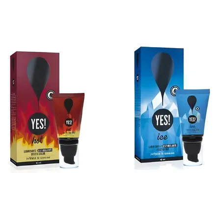 Pack Sensación Yes! Lubricante Calor +efecto Frio