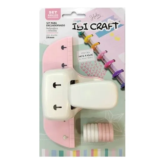 Encuadernadora Perforador Anillos Ibi Craft Serviciopapelero