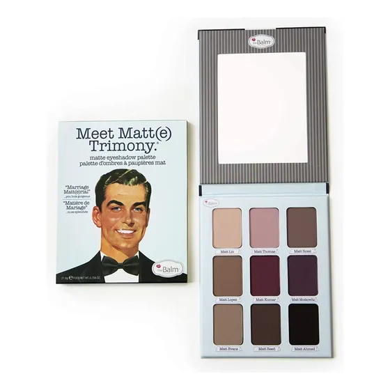 Paleta De Sombras De Ojos Thebalm Meet Matte Trimony