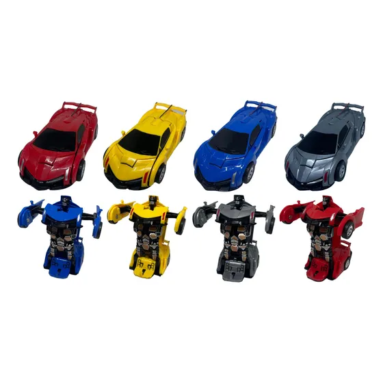 Juguete  Auto Transformers Robot De Impulso Carro Camión