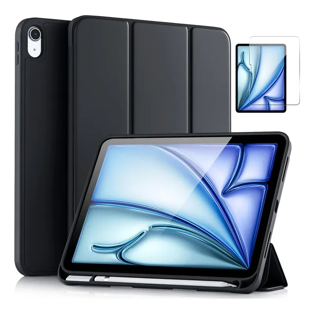Mica + Smart Case Para iPad Air6 11 M2 (2024) A2902 A2903