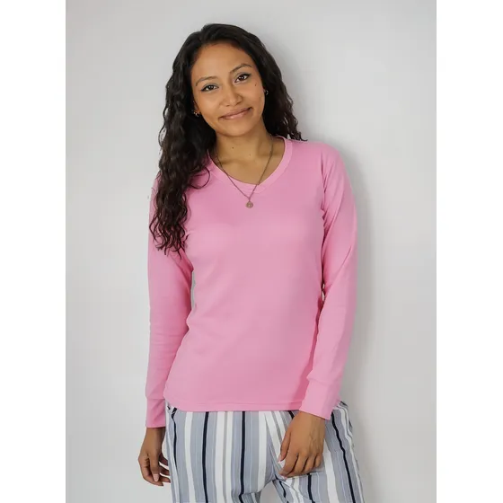 Bluemark Blusa Mujer Cuello V - X3 Und
