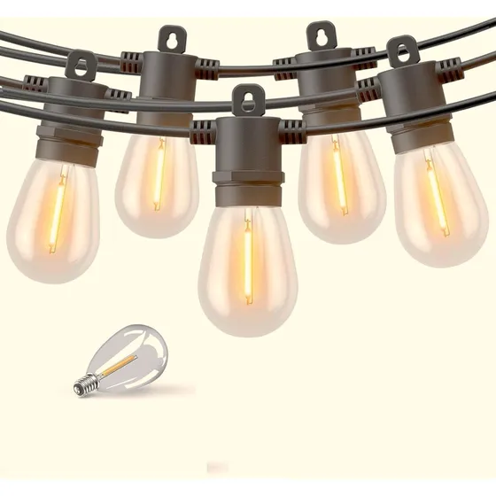 Guirnalda Extensión De Luces 15 Metros 15 Bombillos Led