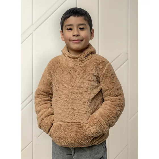 Buzo Teddy Unisex Corderito Bifaz Canguro Unisex Nene Y Nena