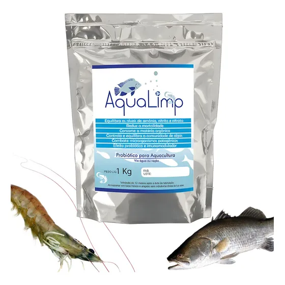Aqualimp Aquacultura Comida De Peixe Probiótico Em Pó Tanque