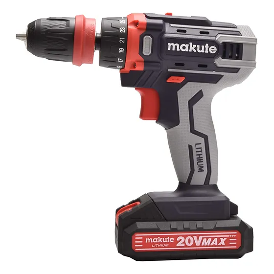 Taladro Impacto 20v + Atornillador 2 En 1 Makute