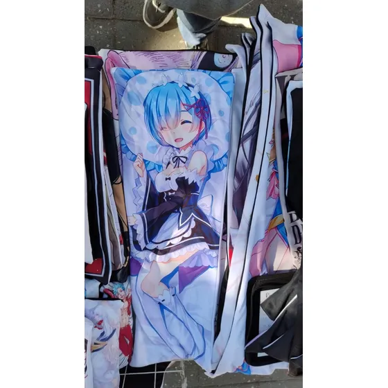 Dakimakura Rem Re Zero Maid Envio Inmedi+ Relleno 73 X 24 Cm