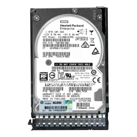 Disco Duro Hp Enterprice 1.8tb 10k Sas Eg1800jehmd 