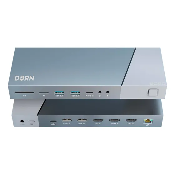 Dockstation Displaylink Dorn Para 3 Monitores Usb-c