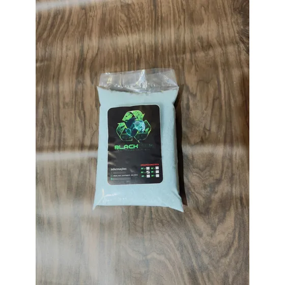 Microesfera Angular Azul Claro 1kg Jateamento E Outros M-0.5
