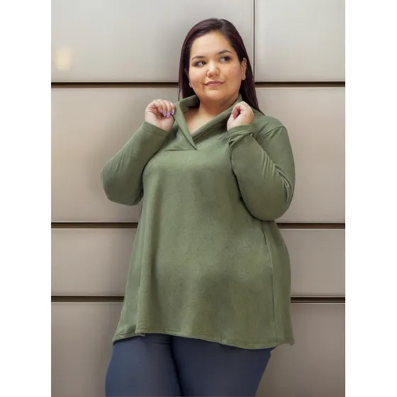 Remerón Lanilla Cuello Cruzado Mujer | Kavachi