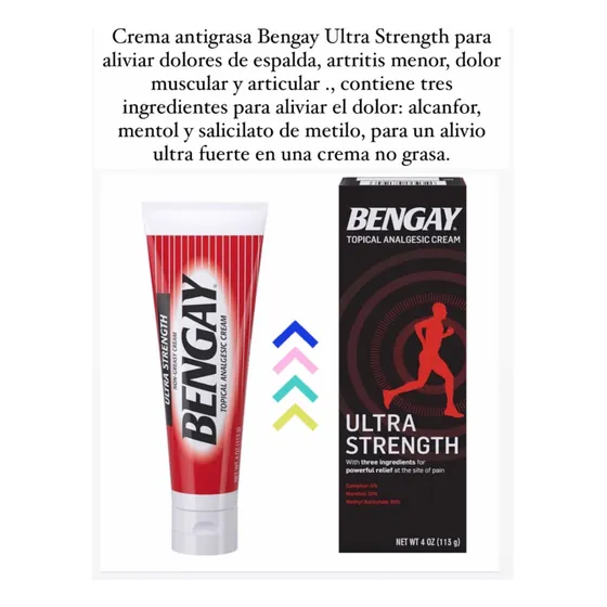 Bengay Crema Analgesia 113g