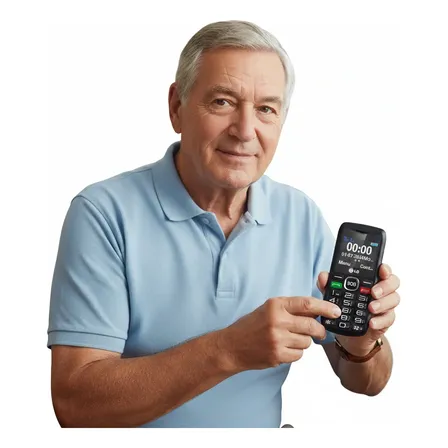 Celular Antigo Funcional Basico Radio Lanterna Para Idosos Preto Cinza