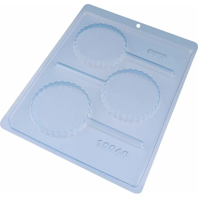 6 Moldes Para Chocolate Bwb Cod 10046 Chupeta Con Borde