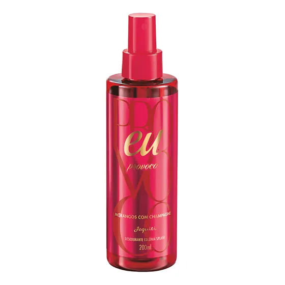 Colônia Eu Provoco Morango Com Champagne 200ml Jequiti.