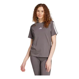 Camiseta AlgodĂŁo Essentials TrĂȘs Listras adidas Camiseta AlgodĂŁo Essentials TrĂȘs Listras adidas