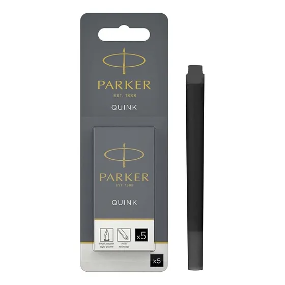 Cartucho De Tinta Para Pluma Std Caja X5 Negro