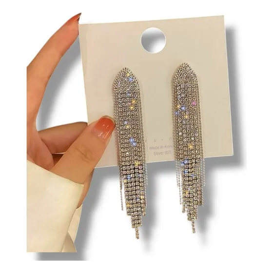 Aros Strass Para Fiesta Con Clips Sin Perforacion A Presion