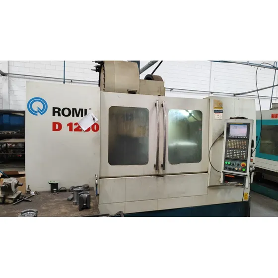 Centro De Usinagem Cnc Romi D-1250 C/ 4° Eixo; Renishaw; Ri 