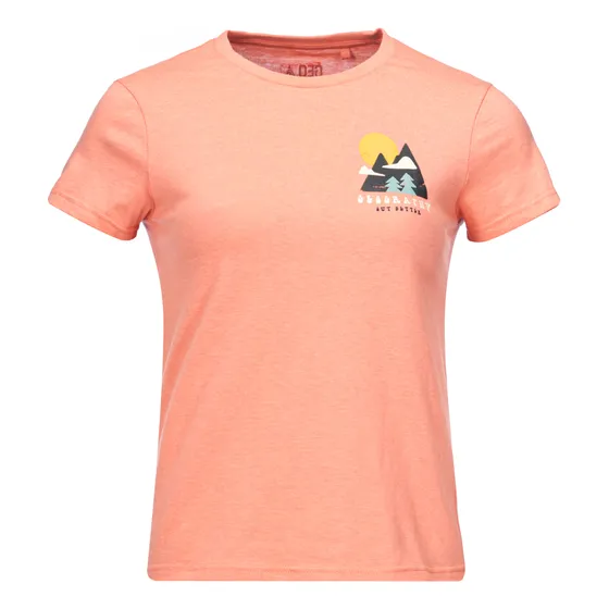 Polera Mujer Liquen Coral Melange Geography