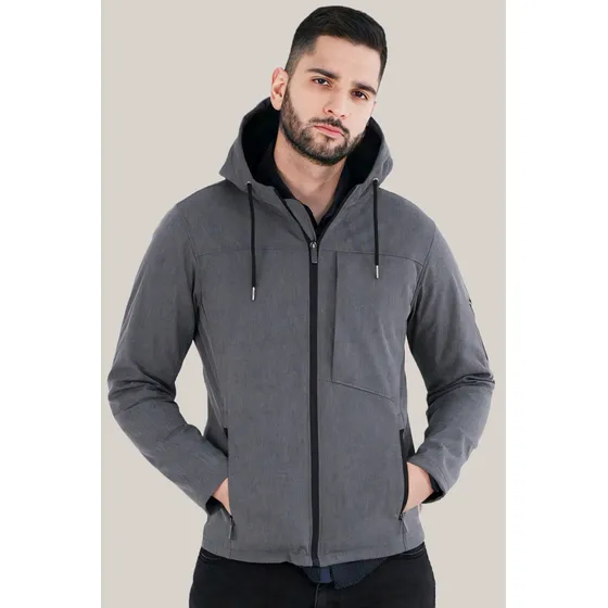 Chamarra Neopreno Hombre Con Gorro Repelente Al Agua Reimer