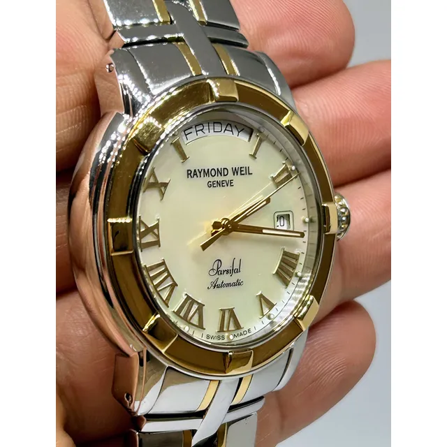 Reloj Raymond Weil Parsifal Oro 18k - Tablero Nacarado