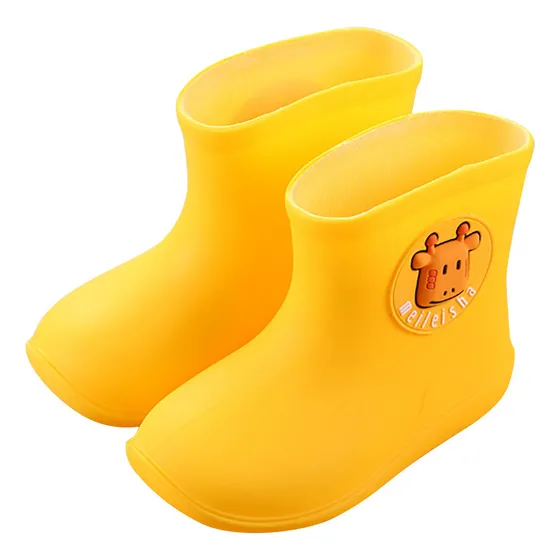Botas De Lluvia Para Niños De Alta Calidad Plus Velvet Warm
