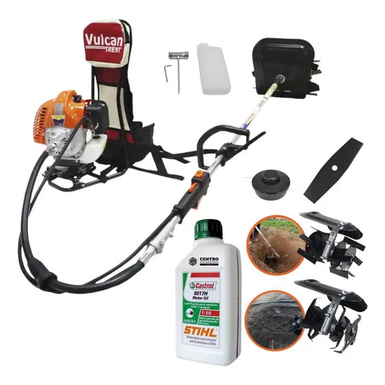Podador De Grama 3 Em 1 Com Óleo Stihl Vrc-430 Multifunções