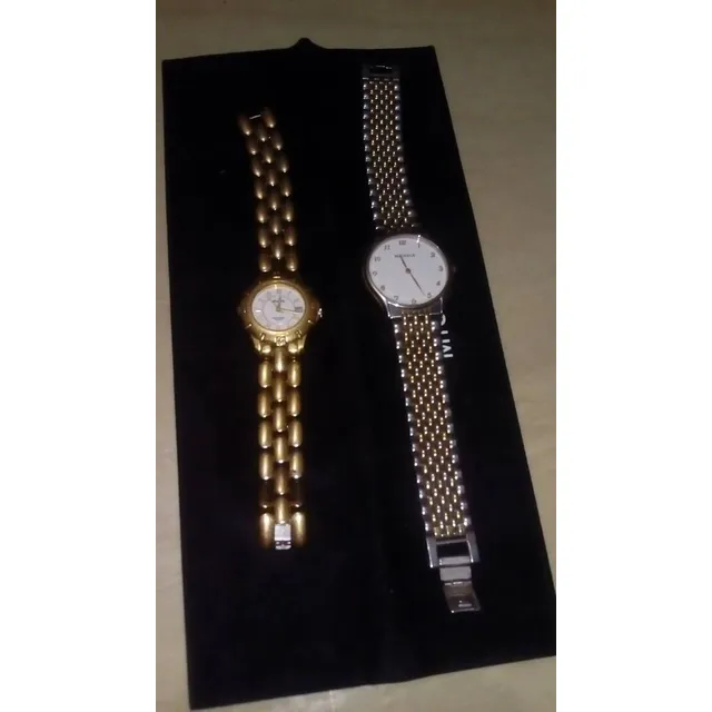 Relojes De Damas Y Caballero Michelle Originales Par