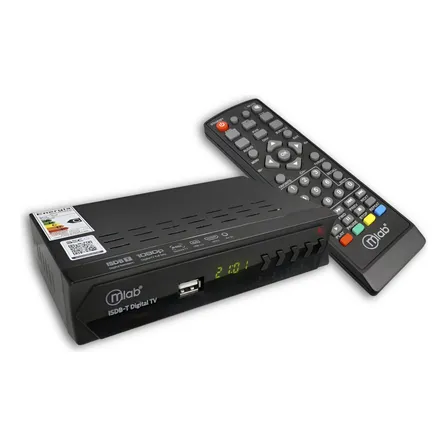 Decodificador De Señal Digital Para Tv Isdb-t High Power Negro