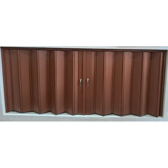 Bajo Mesada Plegable A Medida,cerramientos En Pvc Marrón