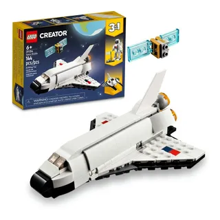 Lego® Creator 3en1: Transbordador Espacial 31134; Juguete Para Niños Transformable En Un Astronauta Articulado O En Nave Espacial; 6+