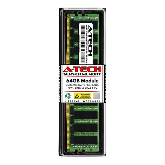 A-tech64 Gb Para Hp Proliant Gen10 G10 Ddr4 2666mhz Servidor