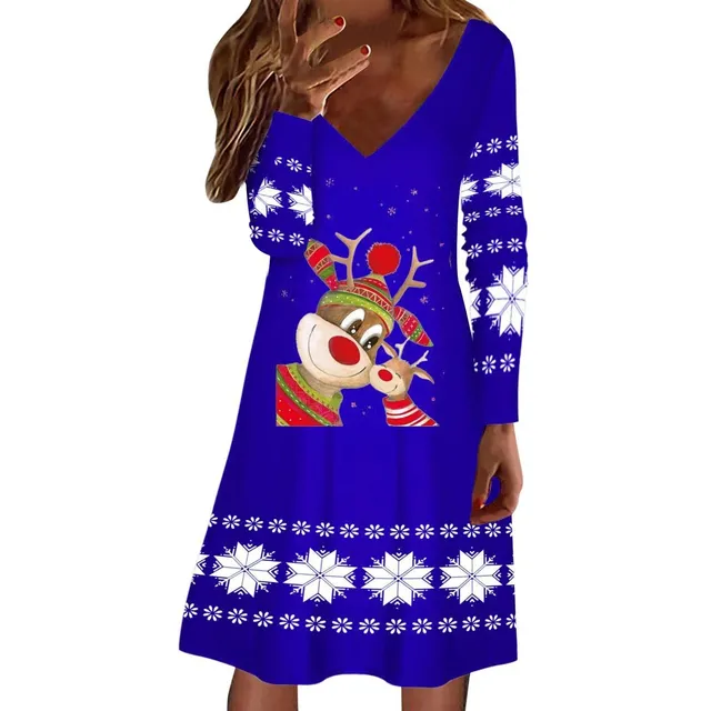 Sudadera Capucha Para Dama Vestido Manga Larga Estampado