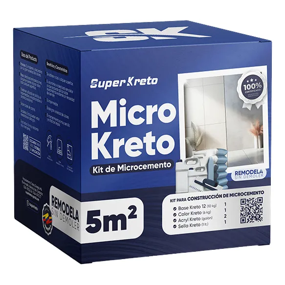 Microcemento Kit Pared 5 Mts2