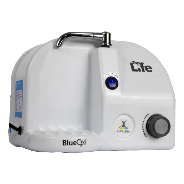 Purificador Agua Alcalina Ozonizada Blueoxi Top Life Natural Cor Branco 127v