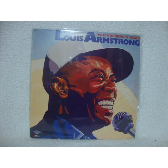 Lp Louis Armstrong- What A Wonderful World- Disco De Vinil