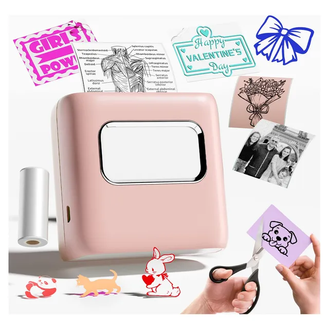 Impresora De Pegatinas Memoking - Impresora Térmica Mini