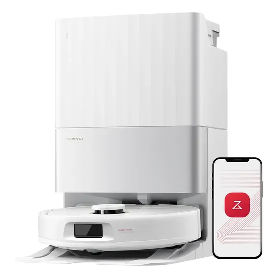 Robot Aspiradora Roborock Qrevo S5v 12000pa Mopa Blanca