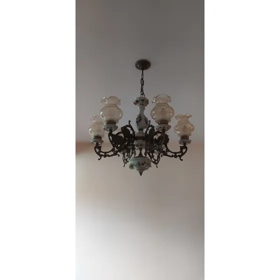 Vendo Combo De Lámparas Capodimonte 2 6 Bombillos 1 De 3