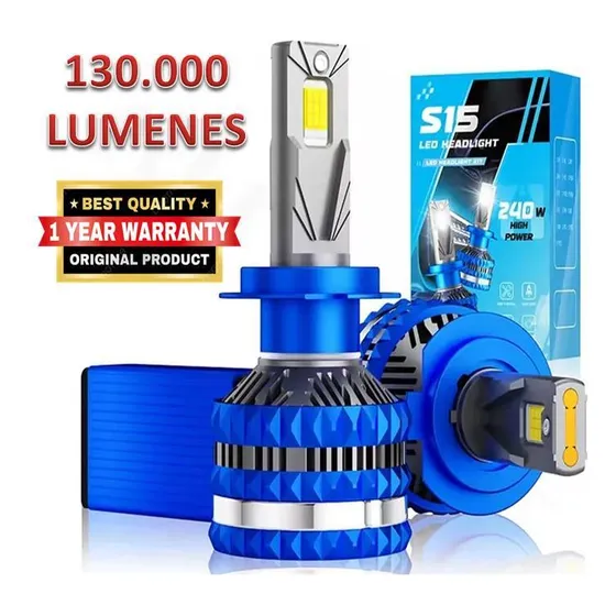 Luces Led Originales 130 Mil Lúmenes H4 H1 H7 H11 9005 9006