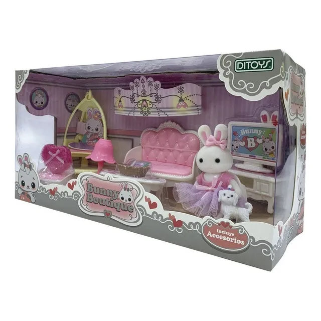 Juego Bunny Boutique Ditoys Diferentes Ambientes Conejita 