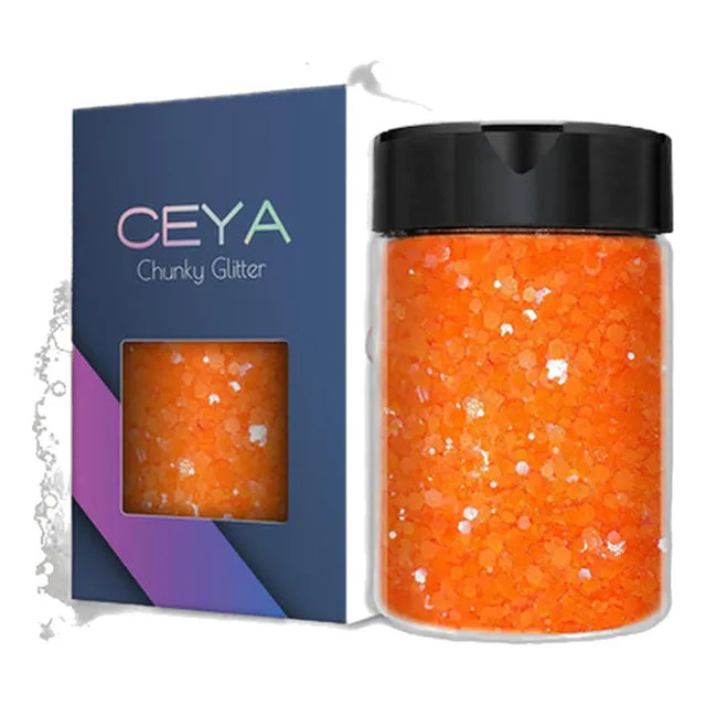 Polvo De Purpurina Iridiscente Para Arte De Uñas 140g