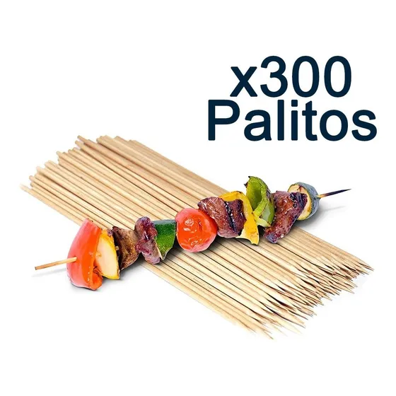 Palitos Palillos De Altura En Madera Para Pinchos Brochetas
