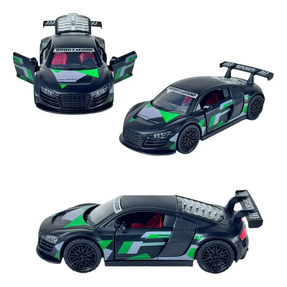 Carrinhos Miniatura De Ferro Fricção Mustang Audi R8 Collect
