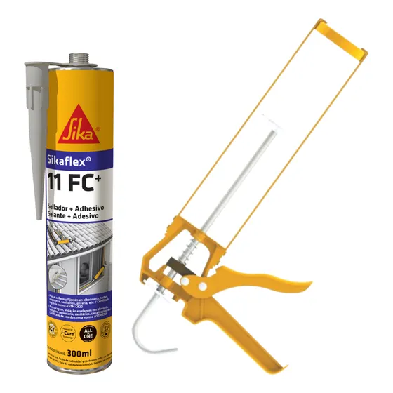 Pack Sellador Para Fisuras Sikaflex 11fc X 300ml + Pistola