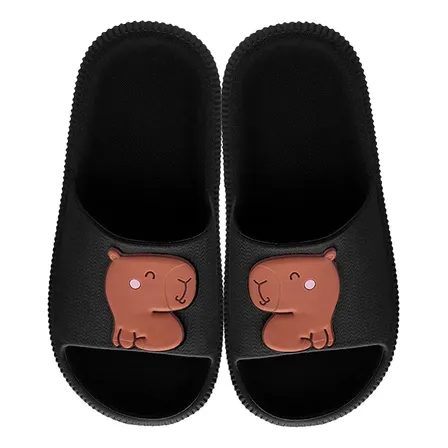 Chinelo Nuvem Slide Feminino Personalizado Macio Capivara